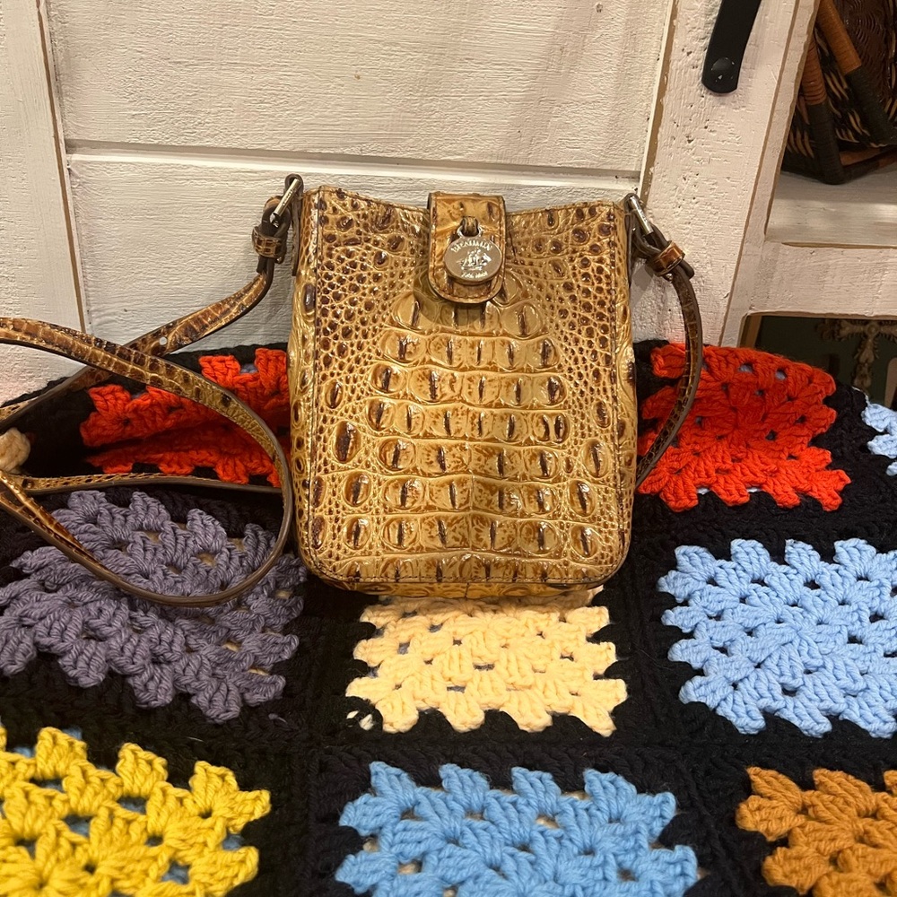 Brahmin Tan Crossbody Bag